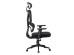 ΚΑΡΕΚΛΑ ΓΡΑΦΕΙΟΥ NOVAR HM1218.01 ΜΑΥΡO MESH--ΒΑΣΗ PP 51x49x121-129Υεκ