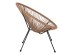 ΠΟΛΥΘΡΟΝΑ ACAPULCO Τ. ΦΩΛΙΑ ΜΕΤΑΛΛΟ ΜΑΥΡΟ ΜΕ TWISTED WICKER HM5871.01 70x73x79 εκ.