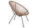 ΠΟΛΥΘΡΟΝΑ ACAPULCO Τ. ΦΩΛΙΑ ΜΕΤΑΛΛΟ ΜΑΥΡΟ ΜΕ TWISTED WICKER HM5871.01 70x73x79 εκ.