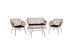 ΣΕΤ ΣΑΛΟΝΙ 4ΤΜΧ ALLEGRA HM5460 ΜΕΤΑΛΛΟ & WICKER ΣΕ ΜΠΕΖ ΧΡΩΜΑ ΣΕΤ ΣΑΛΟΝΙ 4ΤΜΧ ALLEGRA HM5460 ΜΕΤΑΛΛΟ & WICKER ΣΕ ΜΠΕΖ ΧΡΩΜΑ