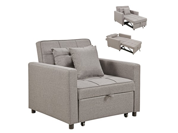 ΠΟΛΥΘΡΟΝΑ-ΚΡΕΒΑΤΙ MERO HM3306.03 ΜΠΕΖ ΥΦΑΣΜΑ 98x85x88Υεκ. ΠΟΛΥΘΡΟΝΑ-ΚΡΕΒΑΤΙ MERO HM3306.03 ΜΠΕΖ ΥΦΑΣΜΑ 98x85x88Υεκ.