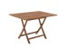 ΤΡΑΠΕΖΙ ΤΡΑΠΕΖΑΡΙΑΣ KENDALL ΠΤΥΣΣΟΜΕΝΟ HM9542 TEAK ΣΕ ΦΥΣΙΚΟ ΧΡΩΜΑ 120x80x75Yεκ.