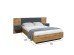 ΣΕΤ ΚΡΕΒΑΤΟΚΑΜΑΡΑΣ 5ΤΜΧ CARYS HM10888.12 ΜΕΛΑΜΙΝΗ ΣΕ ΦΥΣΙΚΟ ΞΥΛΟΥ/ΓΚΡΙ