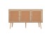ΜΠΟΥΦΕΣ ΜΕΛΑΜΙΝΗΣ COLM- ΣΥΝΘ. RATTAN ΣΤΙΣ ΠΟΡΤΕΣ HM9220.11 120Χ39Χ70Υεκ.