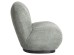 ΠΟΛΥΘΡΟΝΑ BEANY HM9591.05 ΦΥΣΤΙΚΙ ΜΠΟΥΚΛΕ ΥΦΑΣΜΑ 85x82x77Υ εκ.