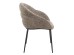 ΠΟΛΥΘΡΟΝΑ ΤΡΑΠΕΖΑΡΙΑΣ DRENNY HM18424.03 TAUPE ΥΦΑΣΜΑ-ΜΕΤΑΛ.ΜΑΥΡΑ ΠΟΔΙΑ 62x62x87Υεκ