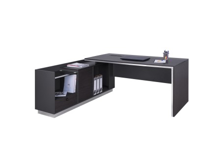 ΓΡΑΦΕΙΟ ΕΠΑΓΓΕΛΜΑΤΙΚΟ ΑΡΙΣΤΕΡΗ ΓΩΝΙΑ ROSEWOOD HM2112L 200X160X76Υ εκ.