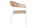 ΠΟΛΥΘΡΟΝΑ ΑΛΟΥΜΙΝΙΟΥ GRET HM5854.01 ΛΕΥΚΗ PE RATTAN ΜΠΕΖ 56x55,5x78Υεκ.
