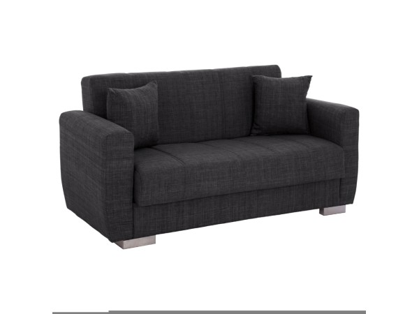 ΚΑΝΑΠΕΣ ΚΡΕΒΑΤΙ POLYA ΔΙΘΕΣΙΟΣ ΓΚΡΙ HM3241.03 150x84x88 εκ.