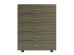 ΣΥΡΤΑΡΙΕΡΑ ΜΕΛΑΜΙΝΗΣ THORG ME 5 ΣΥΡΤΑΡΙΑ DARK OLIVE HM8995.05 80Χ40Χ100Y εκ.