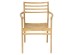 ΠΟΛΥΘΡΟΝΑ MOOSEN HM9936 ΜΑΣΙΦ ΞΥΛΟ TEAK ΣΕ ΦΥΣΙΚΟ 59x60x78,5Υ