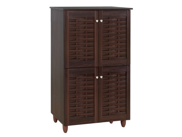 ΠΑΠΟΥΤΣΟΘΗΚΗ-ΝΤΟΥΛΑΠΙ KABIRA 4 ΠΟΡΤΕΣ HM2210.01 WENGE 77Χ34Χ123εκ.