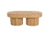 ΤΡΑΠΕΖΙ ΣΑΛΟΝΙΟΥ GATSBY ΟΒΑΛ TOP HM9870 RATTAN ΧΡΩΜΑ ΦΥΣΙΚΟ 110x59x39Υεκ.