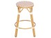 ΣΚΑΜΠΟ ΑΛΟΥΜΙΝΙΟΥ ΜΕΣ.ΥΨΟΥΣ CHINO HM6286.04 BAMBOO LOOK ΦΥΣΙΚΟ & TEXTILENE 43x43x65Υεκ