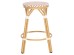 ΣΚΑΜΠΟ ΑΛΟΥΜΙΝΙΟΥ ΜΕΣ.ΥΨΟΥΣ CHINO HM6286.04 BAMBOO LOOK ΦΥΣΙΚΟ & TEXTILENE 43x43x65Υεκ