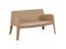 ΚΑΝΑΠΕΣ 2-ΘΕΣΙΟΣ ΠΟΛΥΠΡΟΠΥΛΕΝΙΟΥ SLEEK HM6366.03 ΧΡΩΜΑ ΚΑΠΟΥΤΣΙΝΟ 118x48,5x73Υεκ.