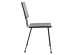 ΚΑΡΕΚΛΑ ΜΕΤΑΛΛΙΚΗ ALLEGRA HM5693 ΜΕ WICKER ΜΑΥΡΟ-ΛΕΥΚΟ 46x56x88Υ εκ.