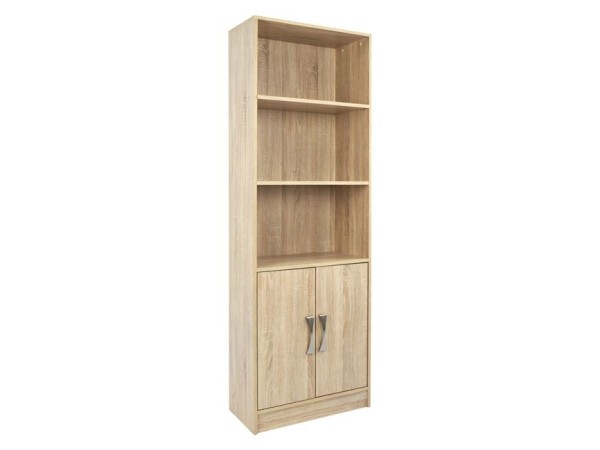 ΒΙΒΛΙΟΘΗΚΗ ΜΕΛΑΜΙΝΗΣ ENSLEY HM2027.03 SONAMA ΜΕ ΧΕΡΟΥΛΙ 60x30x180εκ ΒΙΒΛΙΟΘΗΚΗ ΜΕΛΑΜΙΝΗΣ ENSLEY HM2027.03 SONAMA ΜΕ ΧΕΡΟΥΛΙ 60x30x180εκ