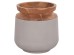 ΔΙΑΚΟΣΜΗΤΙΚΟ ΒΑΖΟ ΔΑΠΕΔΟΥ LINTER HM4662.03L FIBER CEMENT ΓΚΡΙ--ΞΥΛΟ ΤΕΑΚ Φ41x47Υ