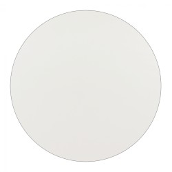 ΕΠΙΦΑΝΕΙΑ ΤΡΑΠΕΖΙΟΥ HPL HM5842.02 ΛΕΥΚΗ Φ69 εκ. ΠΑΧΟΥΣ 12mm.