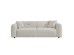 ΚΑΝΑΠΕΣ 3-ΘΕΣΙΟΣ JUNOA HM3333.02 ΕΚΡΟΥ ΥΦΑΣΜΑ 228x89x74Υεκ