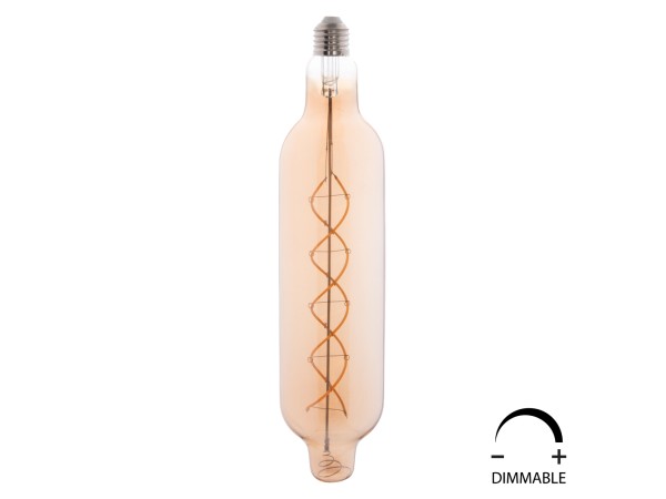 ΛΑΜΠΤΗΡΑΣ JHD-NW7775 LED FILAMENT 8W E27 3000K GOLD COLOR DIMMABLE HM4055.02