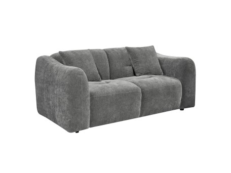 ΚΑΝΑΠΕΣ 2-ΘΕΣΙΟΣ JUNOA HM3334.01 ΓΚΡΙ ΥΦΑΣΜΑ 172x89x74Υεκ