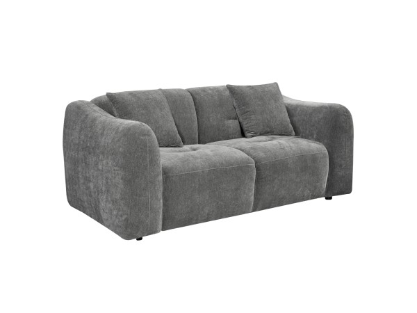 ΚΑΝΑΠΕΣ 2-ΘΕΣΙΟΣ JUNOA HM3334.01 ΓΚΡΙ ΥΦΑΣΜΑ 172x89x74Υεκ