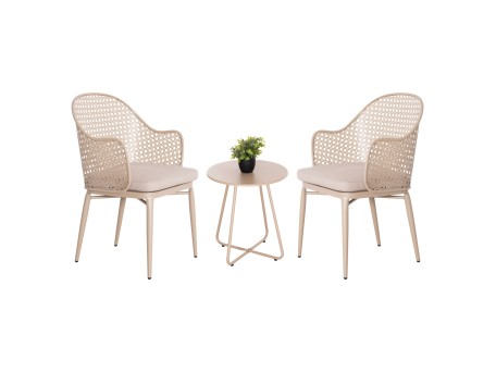 ΣΕΤ LOUNGE 3TMX ΕΞ.ΧΩΡΟΥ OREGO HM21107.03 ΑΛΟΥΜΙΝΙΟ & ΜΕΤΑΛΛΟ ΣΕ ΚΑΠΟΥΤΣΙΝΟ
