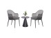 ΣΕΤ LOUNGE 3TMX ΕΞ.ΧΩΡΟΥ OREGO HM21106.01 ΑΛΟΥΜΙΝΙΟ ΣΕ ΣΚΟΥΡΟ ΓΚΡΙ