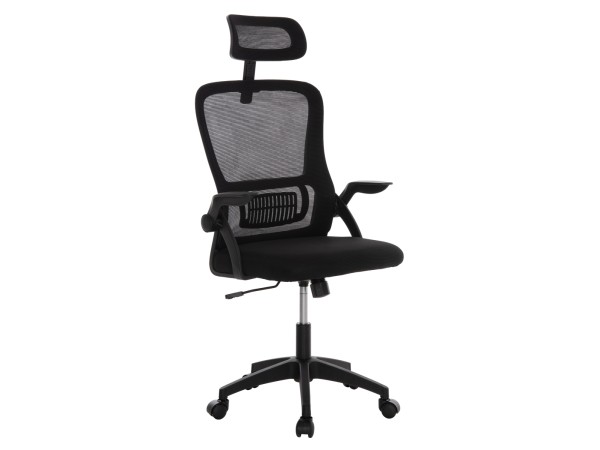 ΚΑΡΕΚΛΑ ΓΡΑΦΕΙΟΥ BLAZER HM1205.01 ΜΑΥΡΟ MESH-ΜΑΥΡΟΣ ΣΚΕΛΕΤΟΣ NYLON 60,5x47x85,5Υεκ.