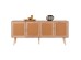 ΜΠΟΥΦΕΣ COLM HM9440.11 ΜΕΛΑΜΙΝΗΣ & ΣΥΝΘΕΤΙΚΟ RATTAN ΣΤΙΣ 4 ΠΟΡΤΕΣ 160x39,5x71Yεκ.