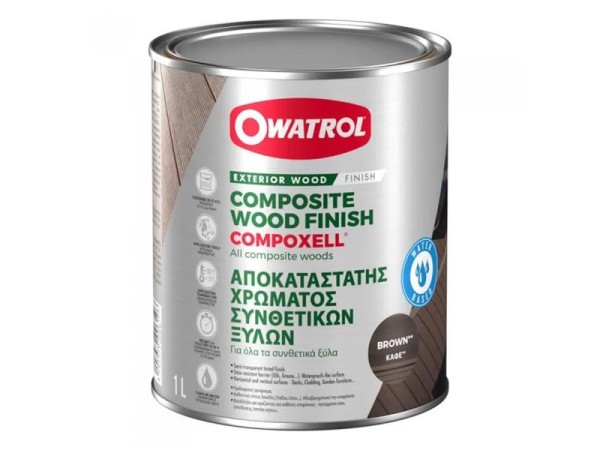 ΑΠΟΚΑΤΑΣΤΑΤΗΣ OWATROL COMPOXELL BROWN - 1L NewPlan ΑΠΟΚΑΤΑΣΤΑΤΗΣ OWATROL COMPOXELL BROWN - 1L NewPlan