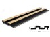 PS PANEL ΜΕ 3D ΠΗΧΑΚΙΑ F4 RESIDENCE 21/122 mm NAT.OAK/BLACK NewPlan PS PANEL ΜΕ 3D ΠΗΧΑΚΙΑ F4 RESIDENCE 21/122 mm NAT.OAK/BLACK NewPlan