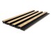 PS PANEL ΜΕ 3D ΠΗΧΑΚΙΑ F4 RESIDENCE 21/122 mm NAT.OAK/BLACK NewPlan PS PANEL ΜΕ 3D ΠΗΧΑΚΙΑ F4 RESIDENCE 21/122 mm NAT.OAK/BLACK NewPlan