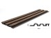 PS PANEL ΜΕ 3D ΠΗΧΑΚΙΑ 54 PIANO 12/122/2900mm WALNUT/DARK BROWN NewPlan