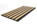 PS PANEL ΜΕ 3D ΠΗΧΑΚΙΑ F4 PIANO 12/122/2900mm NAT.OAK/BLACK NewPlan