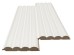 MDF PANEL ΜΕ 3D ΠΗΧΑΚΙΑ 802040 WAVE ST 16/119/2750mm WHITE NewPlan