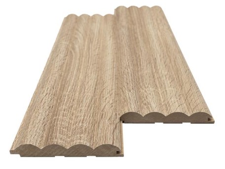 MDF PANEL ME 3D ΠΗΧΑΚΙΑ 801050 WAVE ST 16/119/2750mm SONOMA OAK NewPlan