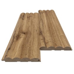 MDF PANEL ΜΕ 3D ΠΗΧΑΚΙΑ 808090 WAVE ST 16/119/2750mm PECAN NewPlan