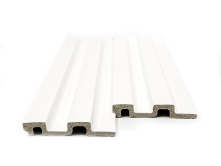PS PANEL  ΜΕ 3D ΠΗΧΑΚΙΑ 01 RESIDENCE 21/122 mm WHITE NewPlan