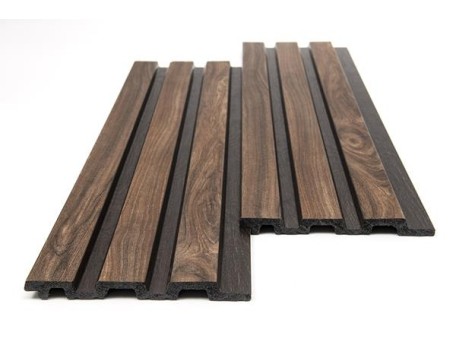 PS PANEL ΜΕ 3D ΠΗΧΑΚΙΑ 54 PIANO 12/122/2900mm WALNUT/DARK BROWN NewPlan