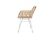 Καρέκλα Τραπεζαρίας με μπράτσα Marea White legs (57x60x82) Soulworks 0300088 Καρέκλα Τραπεζαρίας με μπράτσα Marea White legs (57x60x82) Soulworks 0300088