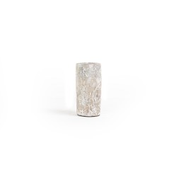 Κεραμικό Κηροπήγιο Slind White Classic Small (11x11x20) Soulworks 0630068