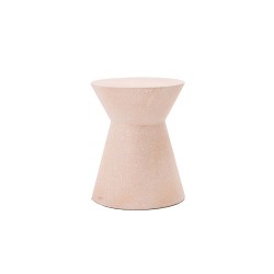 Σκαμπό Biella Terazzo Pink White (35x35x44) Soulworks 0800002