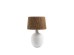 Επιτραπέζιο Φωτιστικό Fajra Seagrass White Beige (37x37x64) Soulworks 0880008