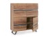 Μπουφές Aron Καφέ 118x45x138εκ.