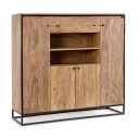 Κομότα Nartan Μασίφ Ξύλο 145x40x136 εκ.