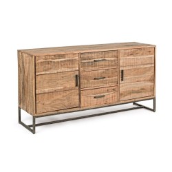 Μπουφές Elmer Καφέ 145x45x77εκ.