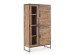 ΝΤΟΥΛΑΠΑ ELMER W-GLASS CABINET 3DO (90Χ40Χ160) ΝΤΟΥΛΑΠΑ ELMER W-GLASS CABINET 3DO (90Χ40Χ160)